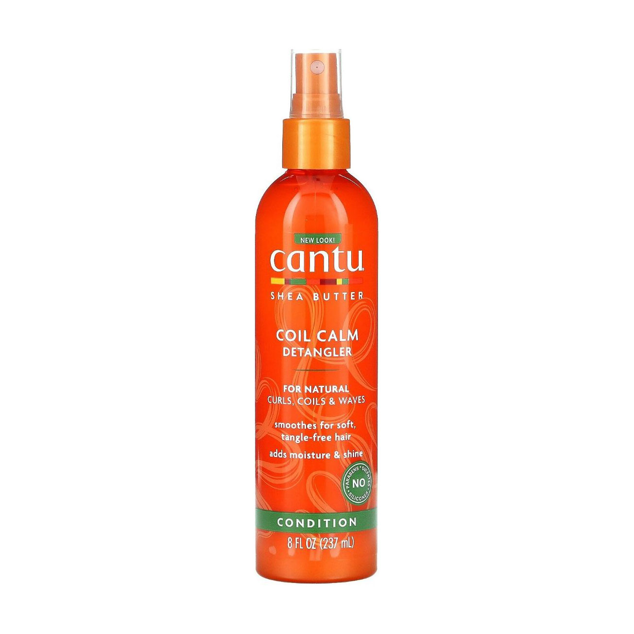Спрей Cantu Shea Butter Coil Calm Detangler для легкого розчісування хвилястого та кучерявого волосся, 237 мл